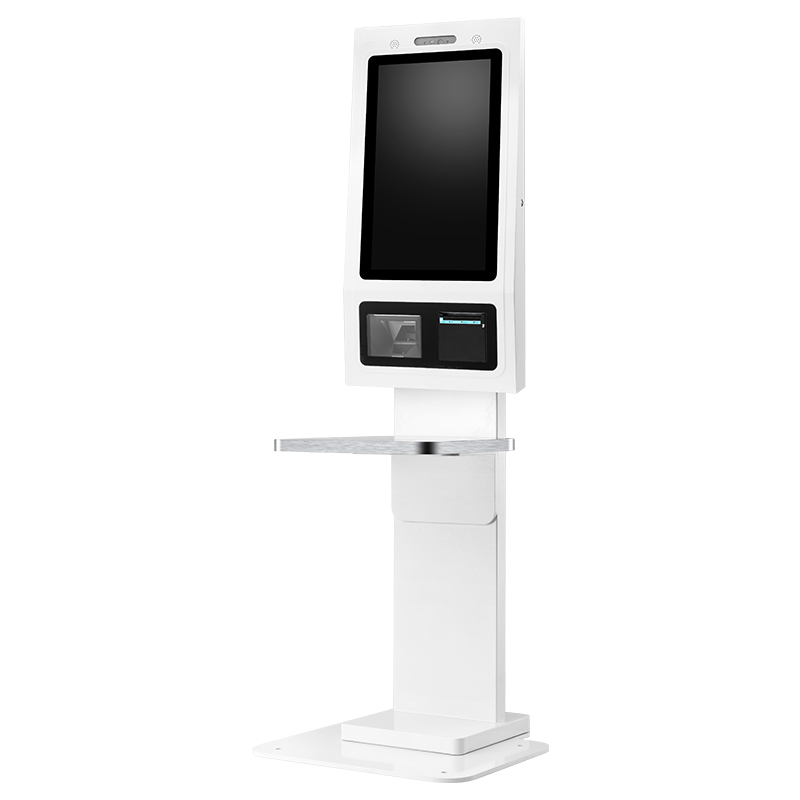 Self Service Touch Screen Ordering Fast Food Payment Kiosk With Thermal