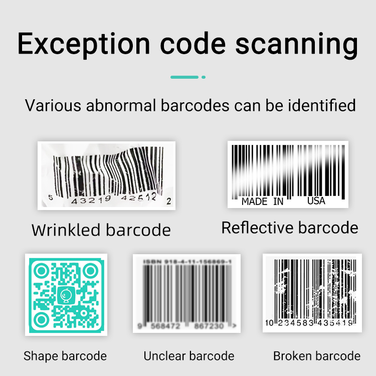 casher handheld barcode reader with screen