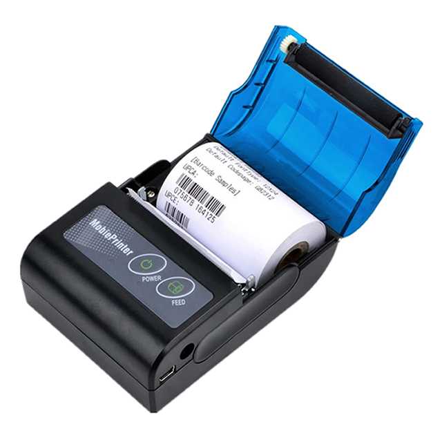 58mm portable mini Wireless blue tooth thermal printer